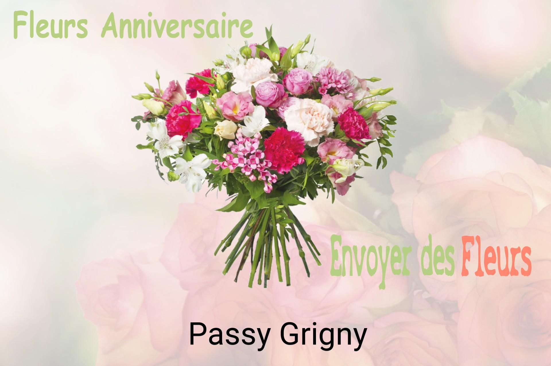 Bouquet de fleurs d’anniversaire livré à Passy-Grigny